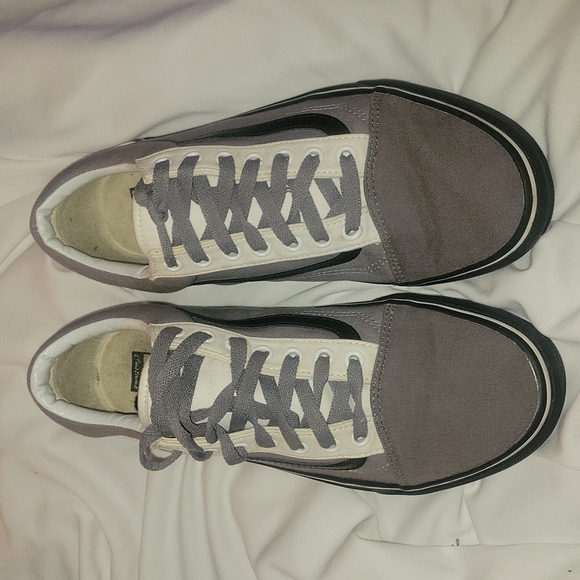 Canvas leather Vans Women - Picture 2 of 5